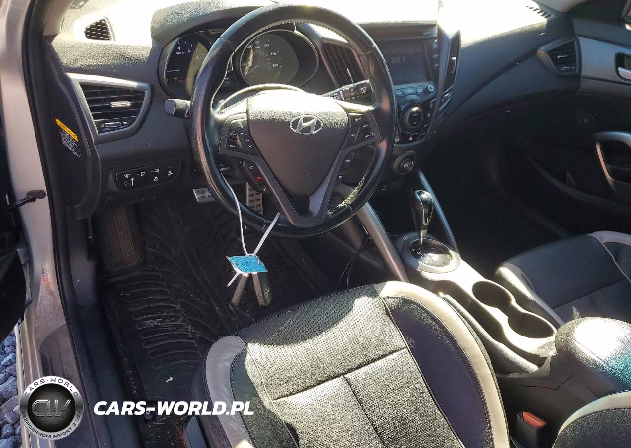 2015 Hyundai Veloster Turbo VIN:KMHTC6AE9FU239724 - 8