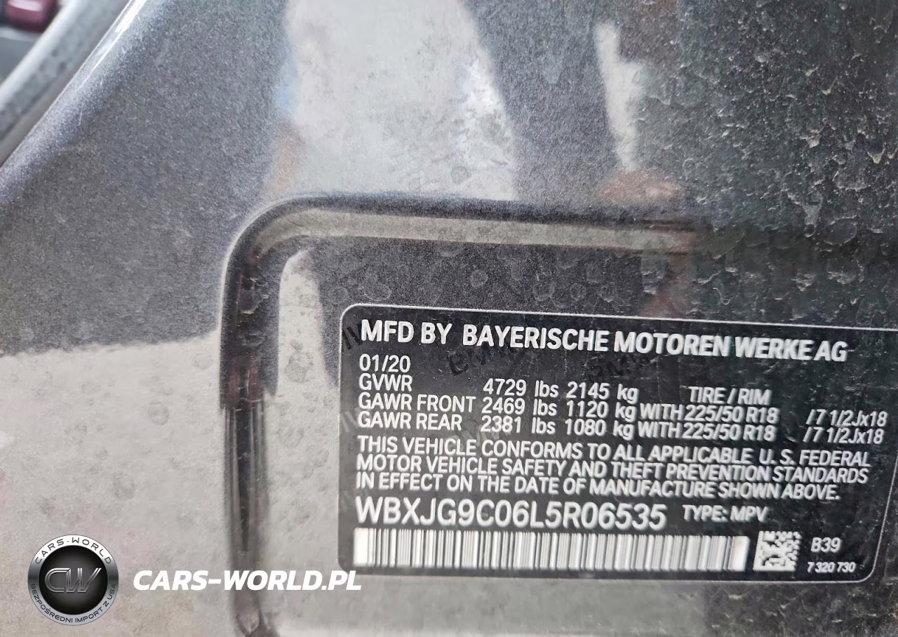 2020 BMW X1 xDrive28I VIN:WBXJG9C06L5R06535 - 13