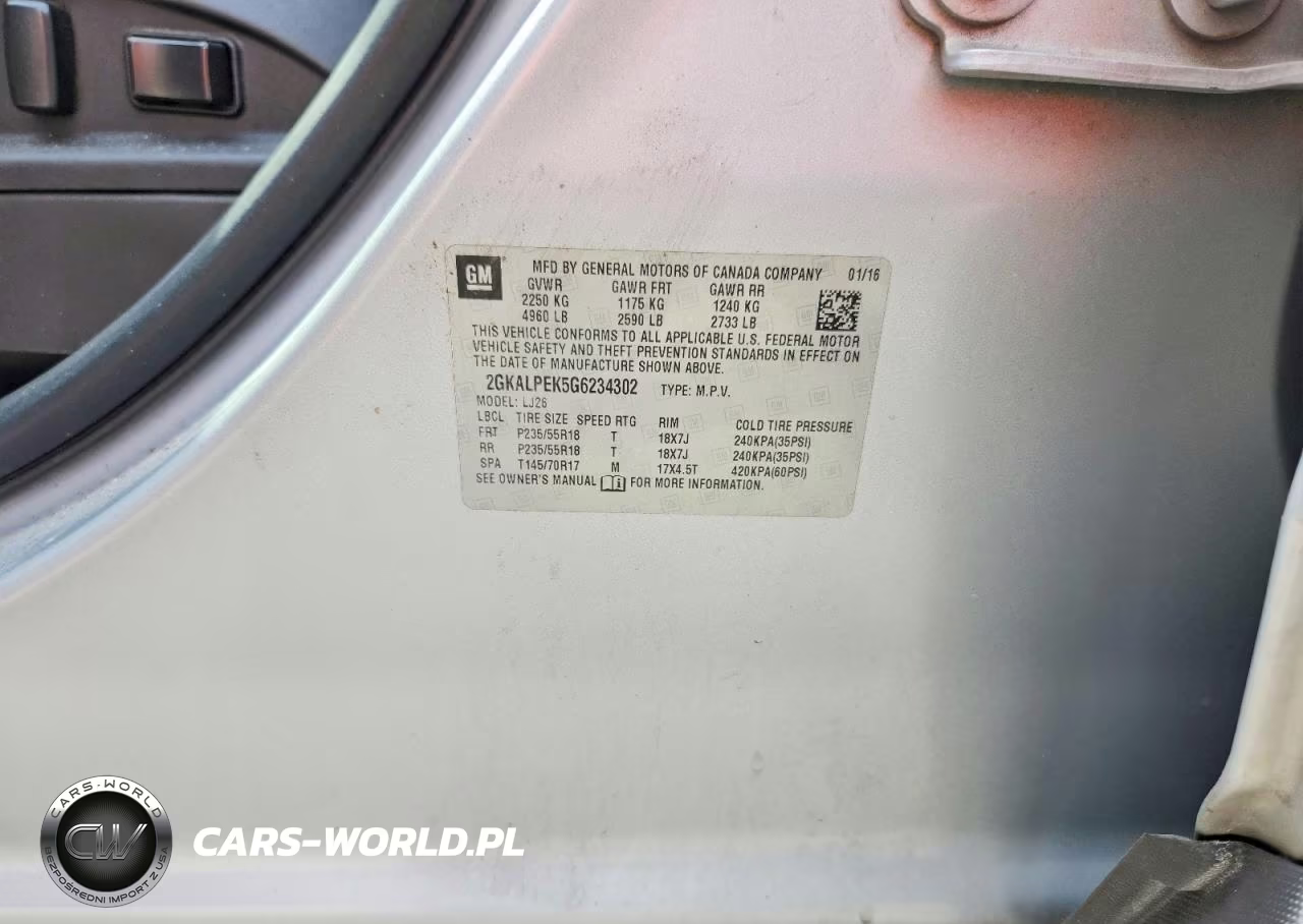 2016 GMC Terrain Slt VIN:2GKALPEK5G6234302 - 14