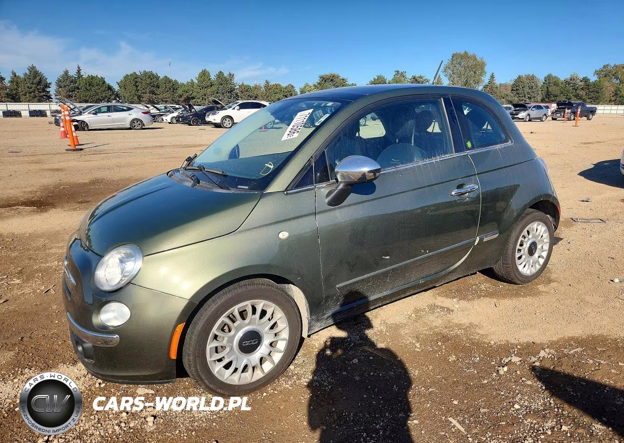 2013 Fiat 500 Lounge VIN:3C3CFFCR2DT515524 - 1