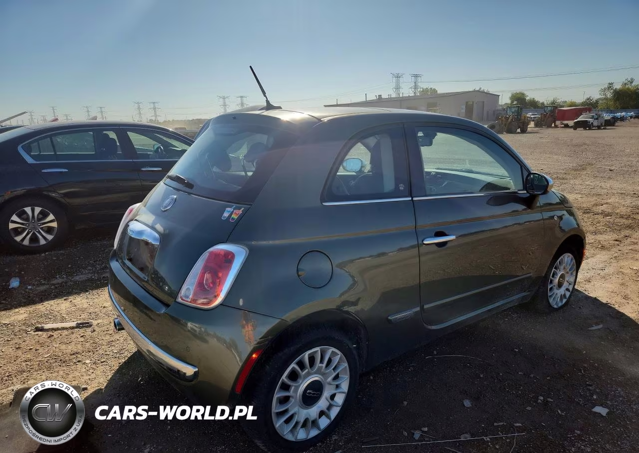 2013 Fiat 500 Lounge VIN:3C3CFFCR2DT515524 - 3