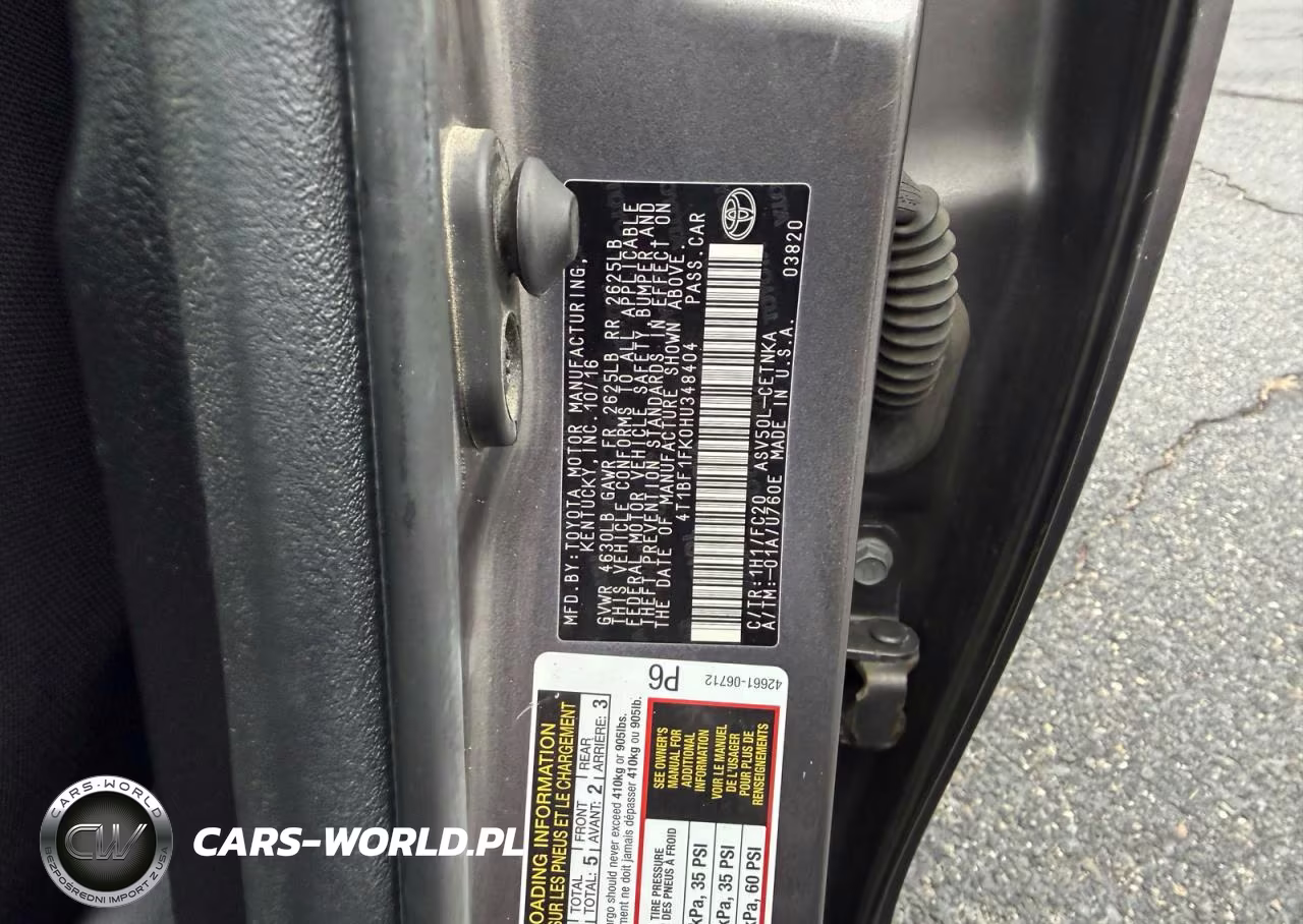 2017 Toyota Camry Le VIN:4T1BF1FK0HU348404 - 10