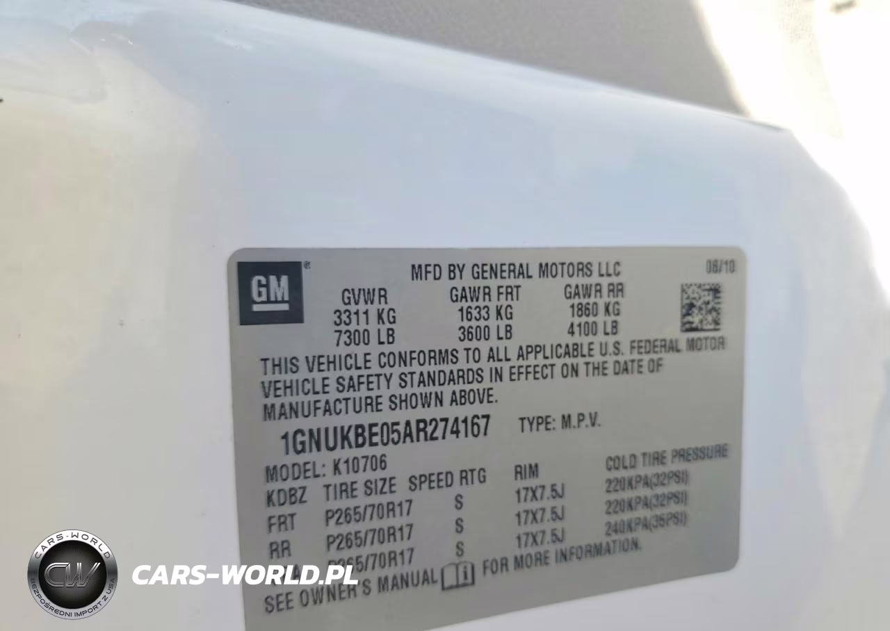 2010 Chevrolet Tahoe K1500 Lt VIN:1GNUKBE05AR274167 - 12