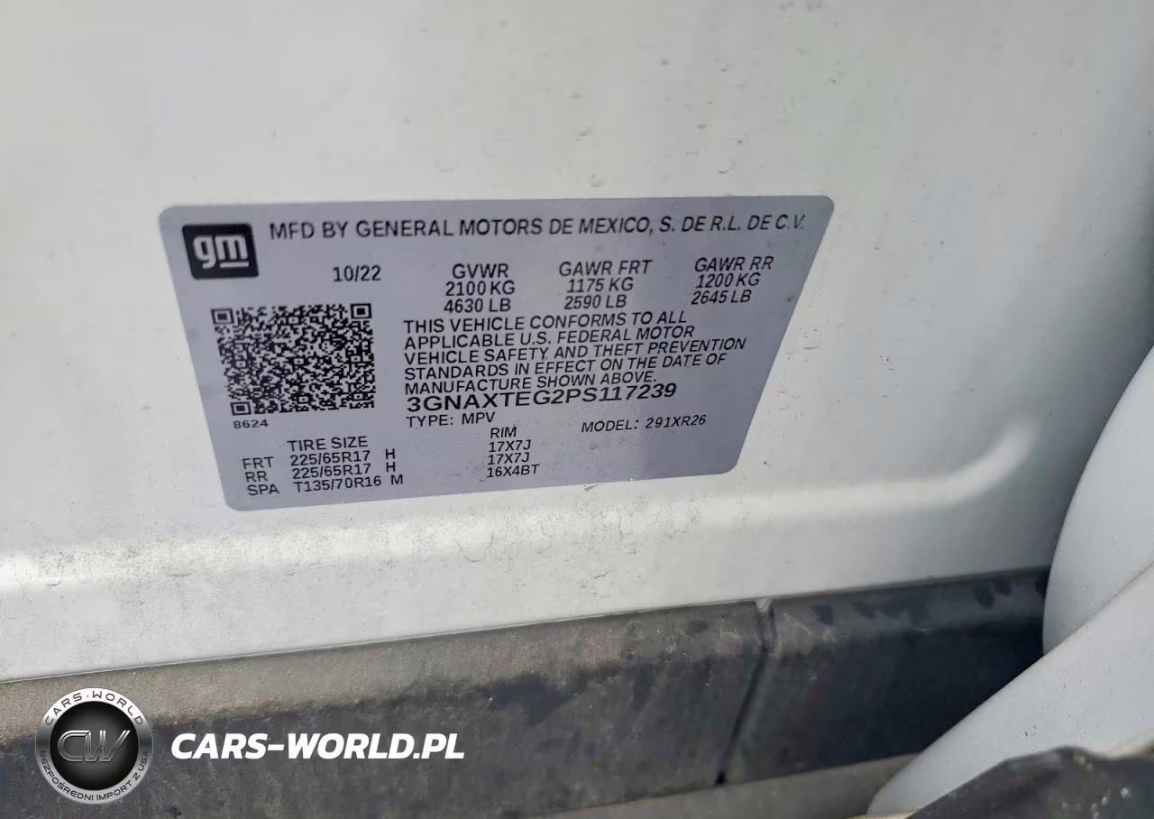 2023 Chevrolet Equinox Lt VIN:3GNAXTEG2PS117239 - 14