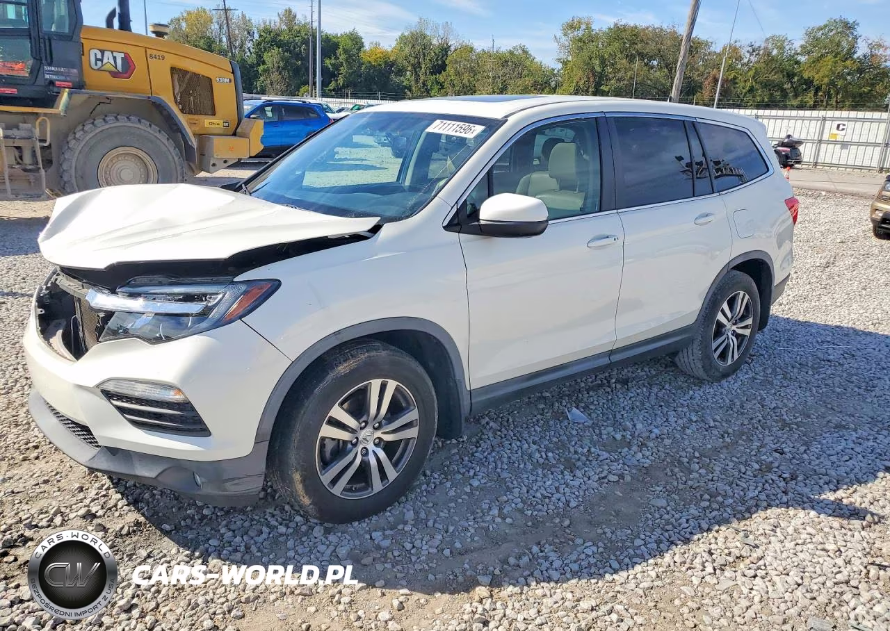 2017 Honda Pilot Exl VIN:5FNYF5H54HB011918 - 1
