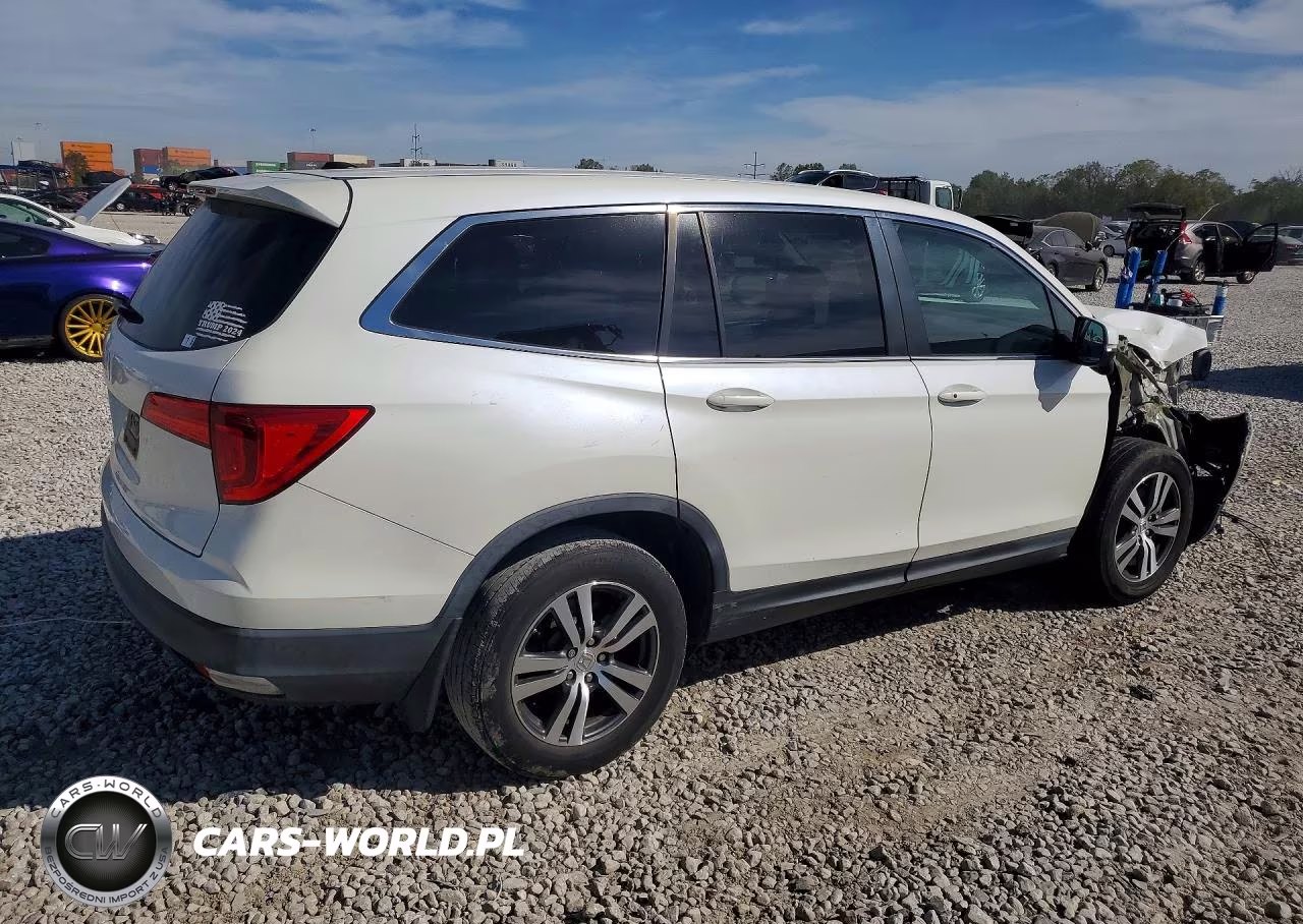 2017 Honda Pilot Exl VIN:5FNYF5H54HB011918 - 3
