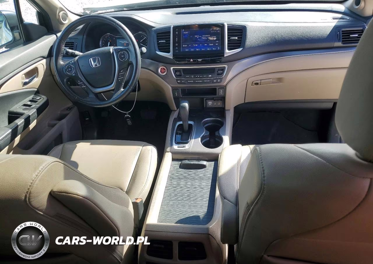 2017 Honda Pilot Exl VIN:5FNYF5H54HB011918 - 8