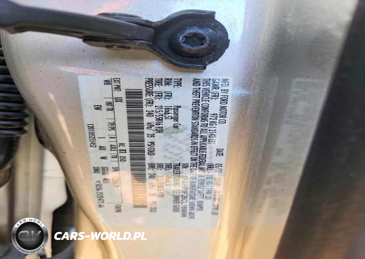 2012 Ford Focus Se VIN:1FAHP3F25CL169996 - 12