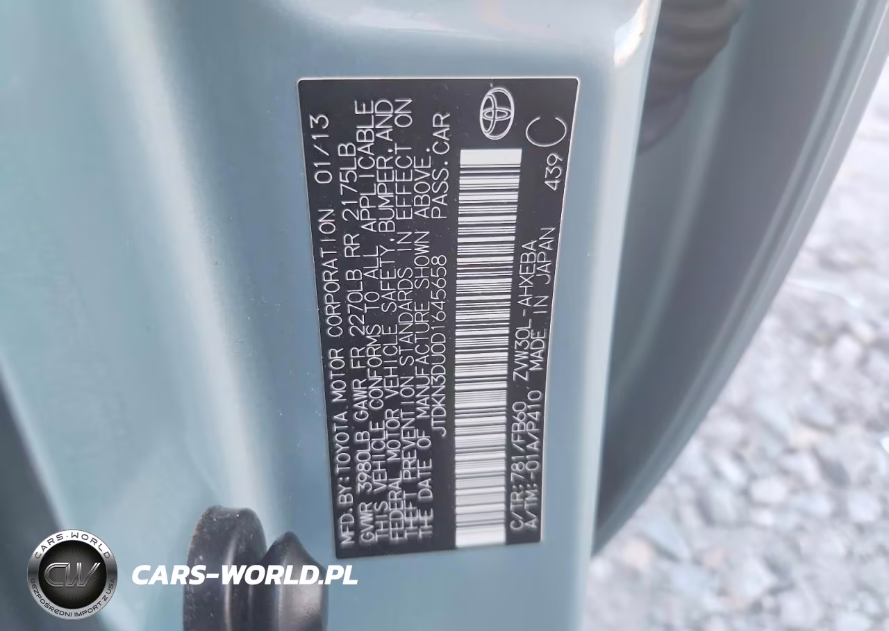 2013 Toyota Prius Three VIN:JTDKN3DU0D1645658 - 12