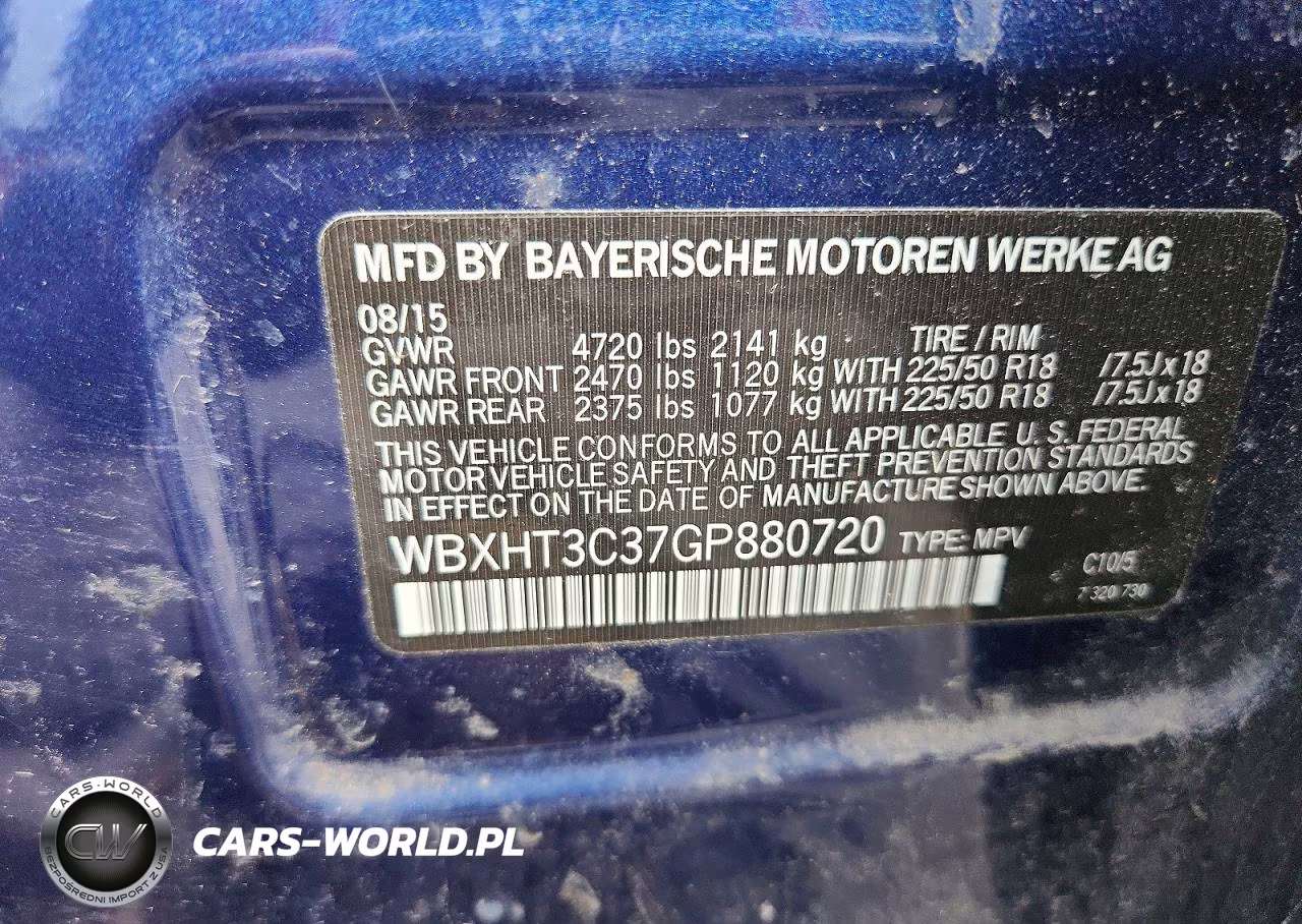 2016 BMW X1 xDrive28I VIN:WBXHT3C37GP880720 - 13