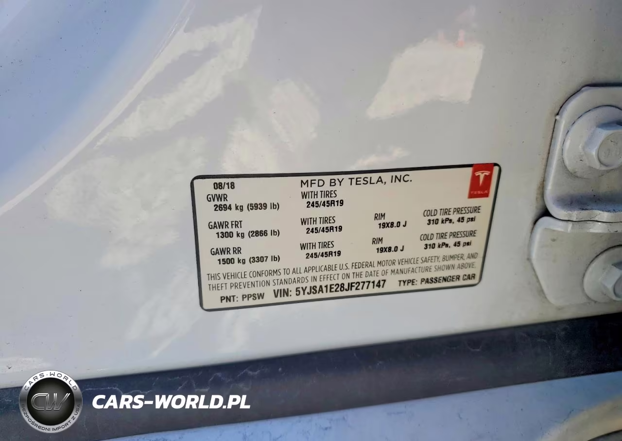 2018 Tesla Model S VIN:5YJSA1E28JF277147 - 12