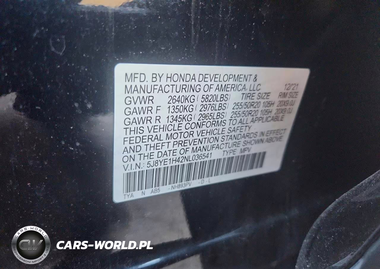 2022 Acura Mdx Technology VIN:5J8YE1H42NL036541 - 14