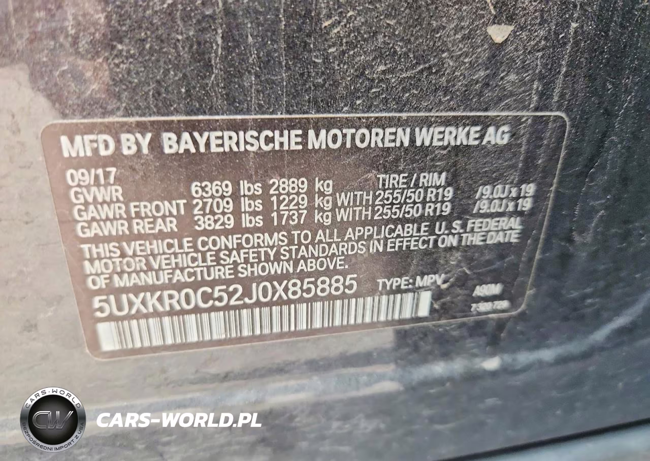 2018 BMW X5 xDrive35I VIN:5UXKR0C52J0X85885 - 12