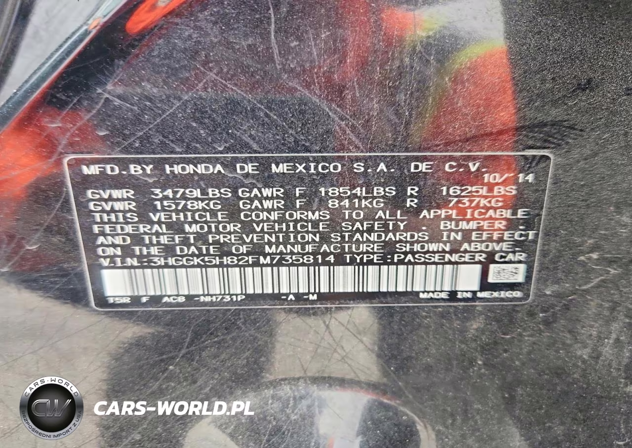 2015 Honda Fit Ex VIN:3HGGK5H82FM735814 - 12