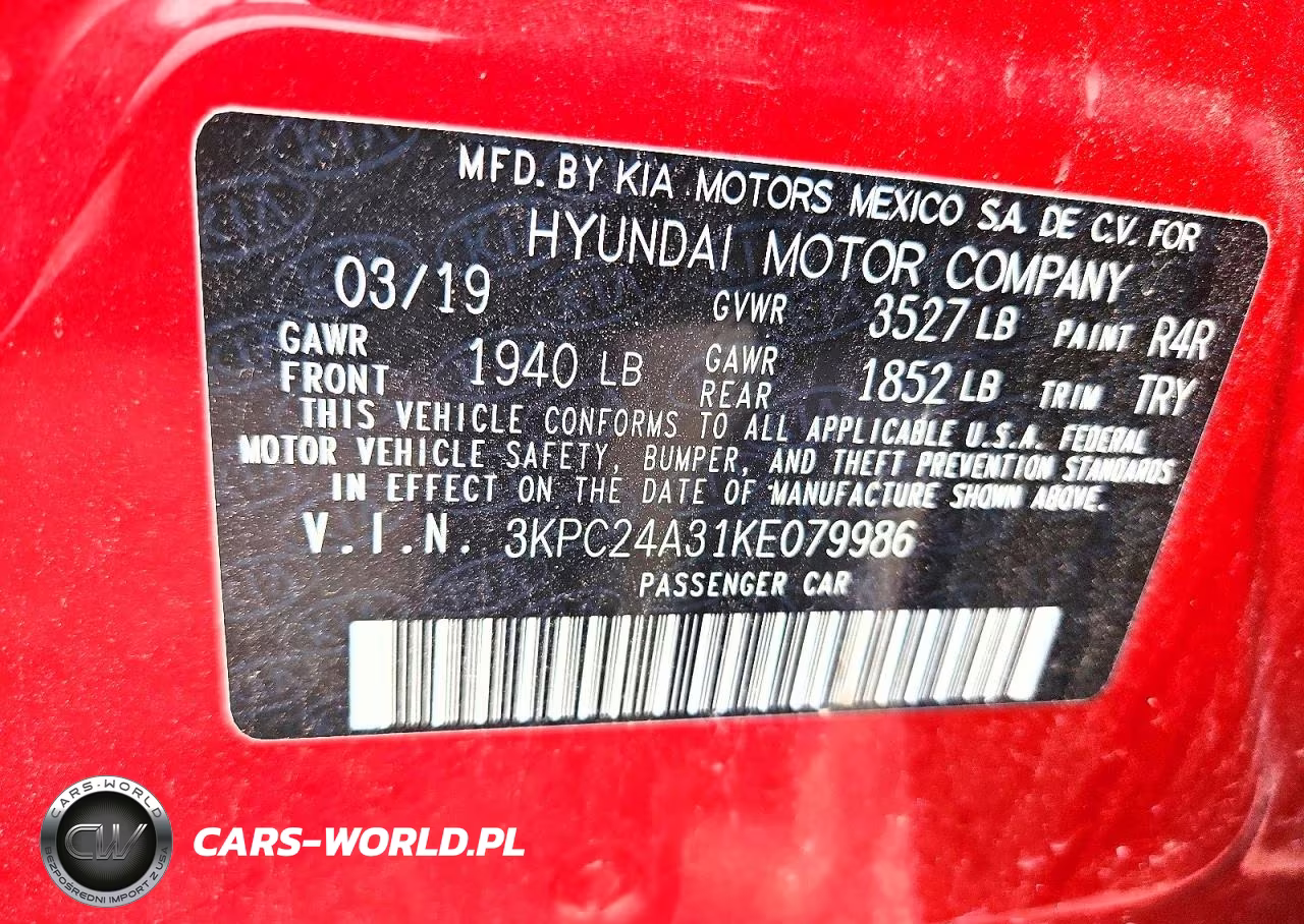2019 Hyundai Accent Se VIN:3KPC24A31KE079986 - 12