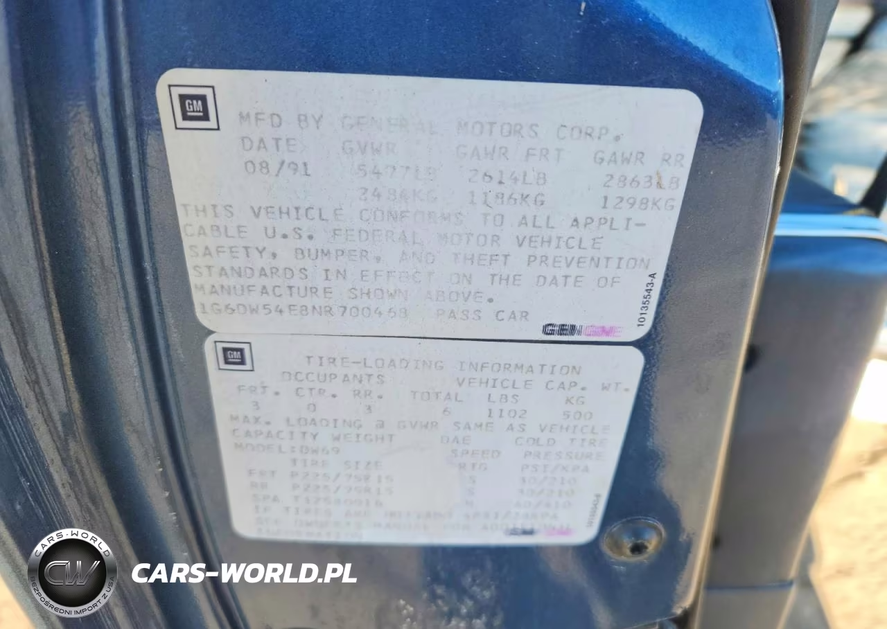 1992 Cadillac Brougham VIN:1G6DW54E8NR700468 - 12