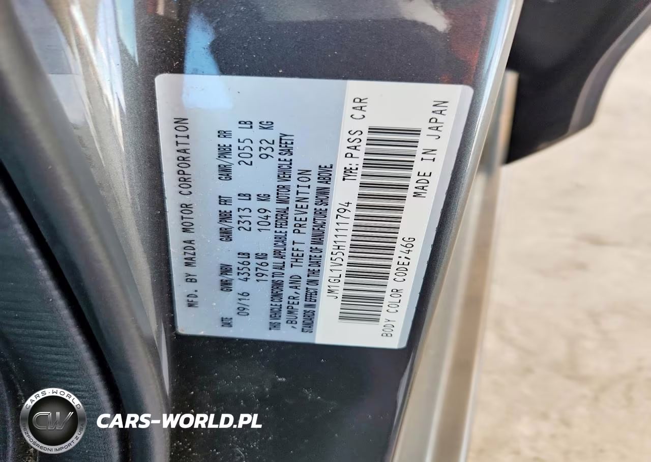 2017 Mazda 6 Touring VIN:JM1GL1V55H1111794 - 12