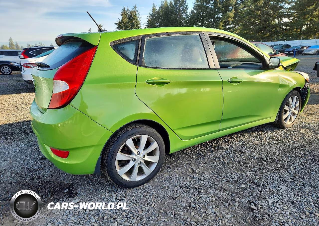 2014 Hyundai Accent Se VIN:KMHCU5AE9EU186304 - 3
