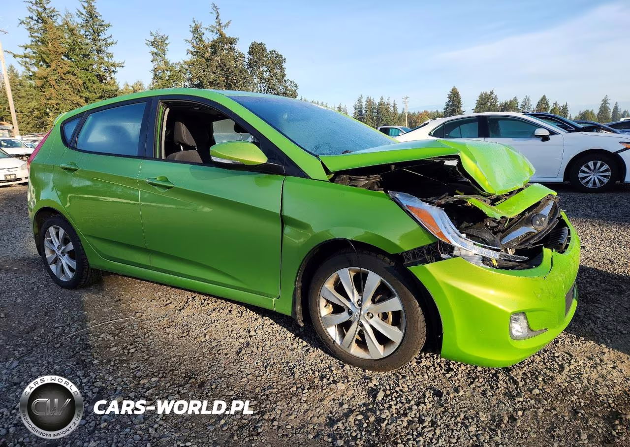 2014 Hyundai Accent Se VIN:KMHCU5AE9EU186304 - 4