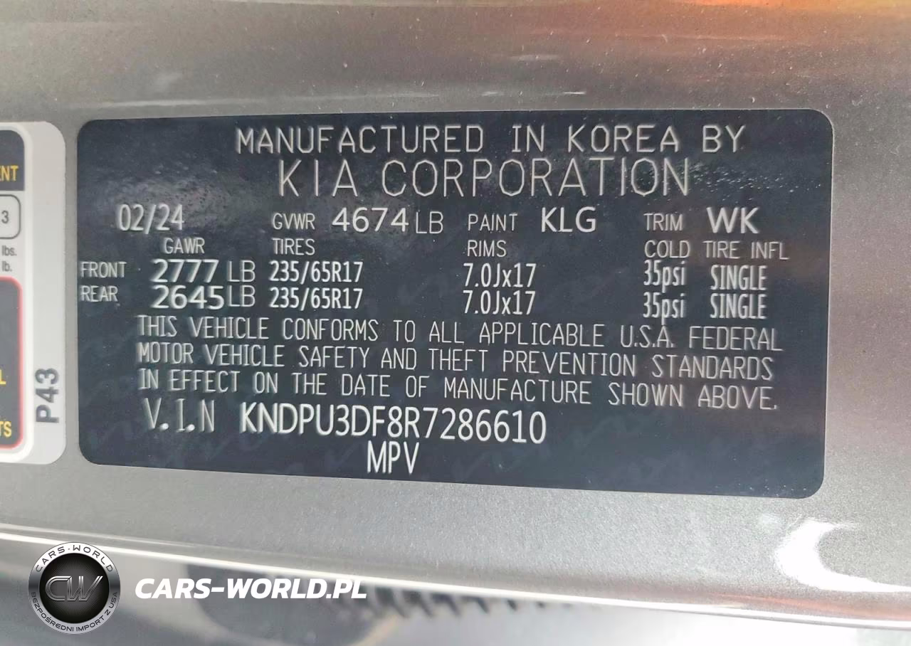 2024 Kia Sportage Lx VIN:KNDPU3DF8R7286610 - 13