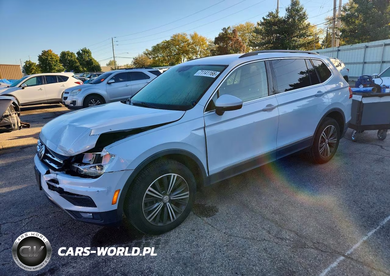 2018 Volkswagen Tiguan Se VIN:3VV2B7AX4JM036457 - 1