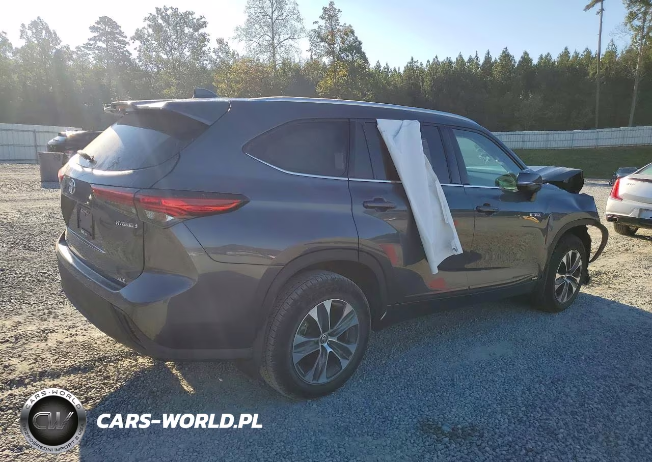 2021 Toyota Highlander Hybrid Xle VIN:5TDHBRCH8MS518623 - 3