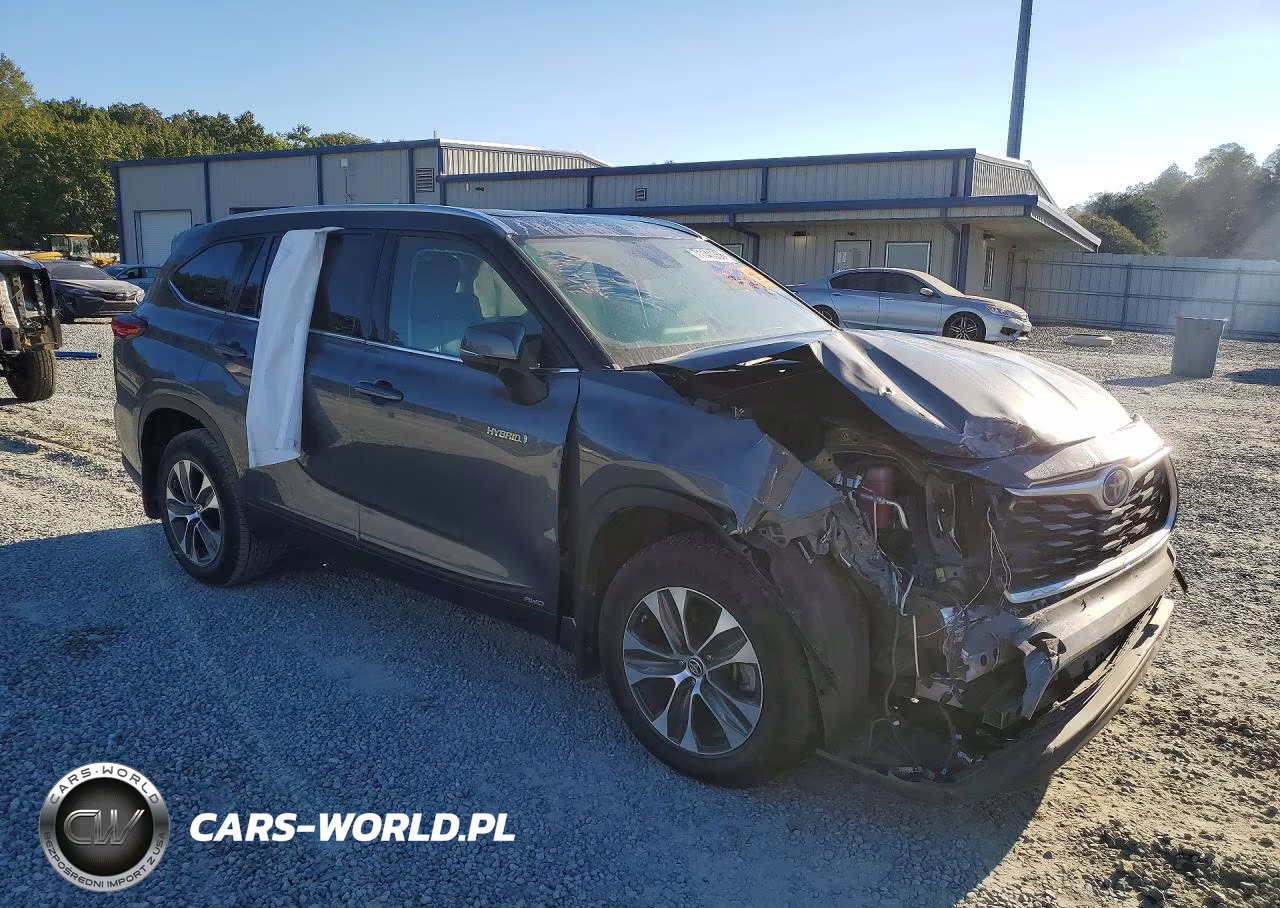 2021 Toyota Highlander Hybrid Xle VIN:5TDHBRCH8MS518623 - 4