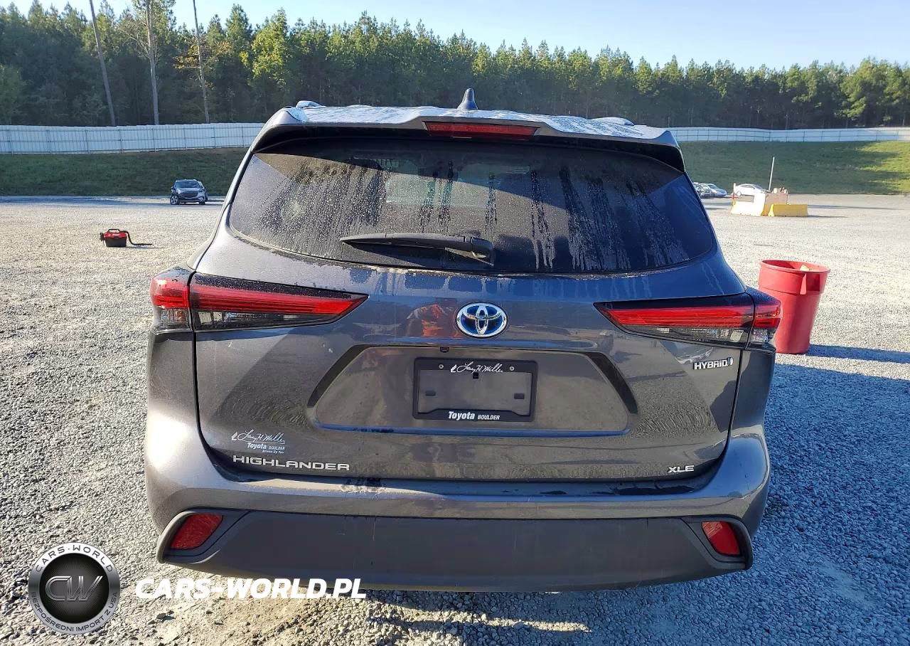 2021 Toyota Highlander Hybrid Xle VIN:5TDHBRCH8MS518623 - 6