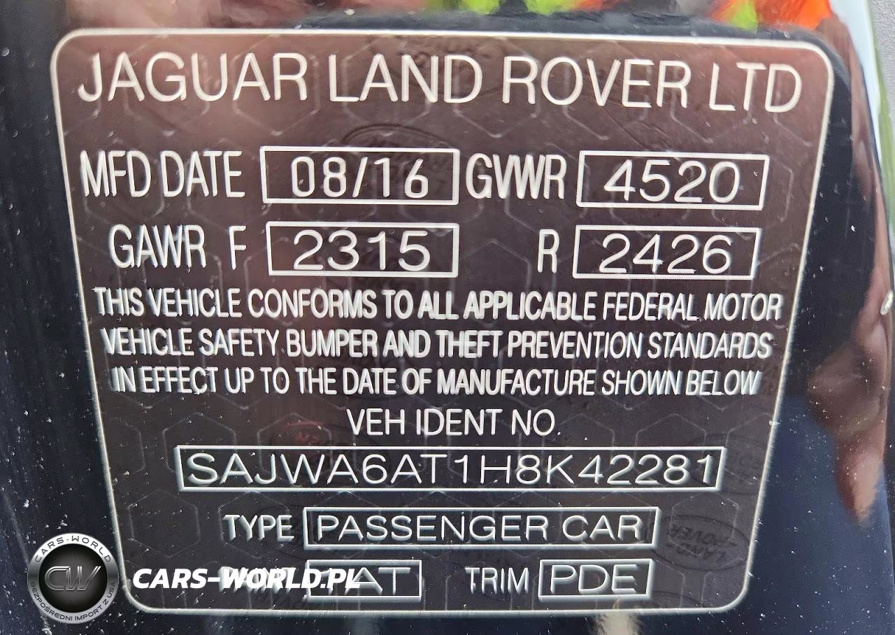2017 Jaguar F-Type VIN:SAJWA6AT1H8K42281 - 12