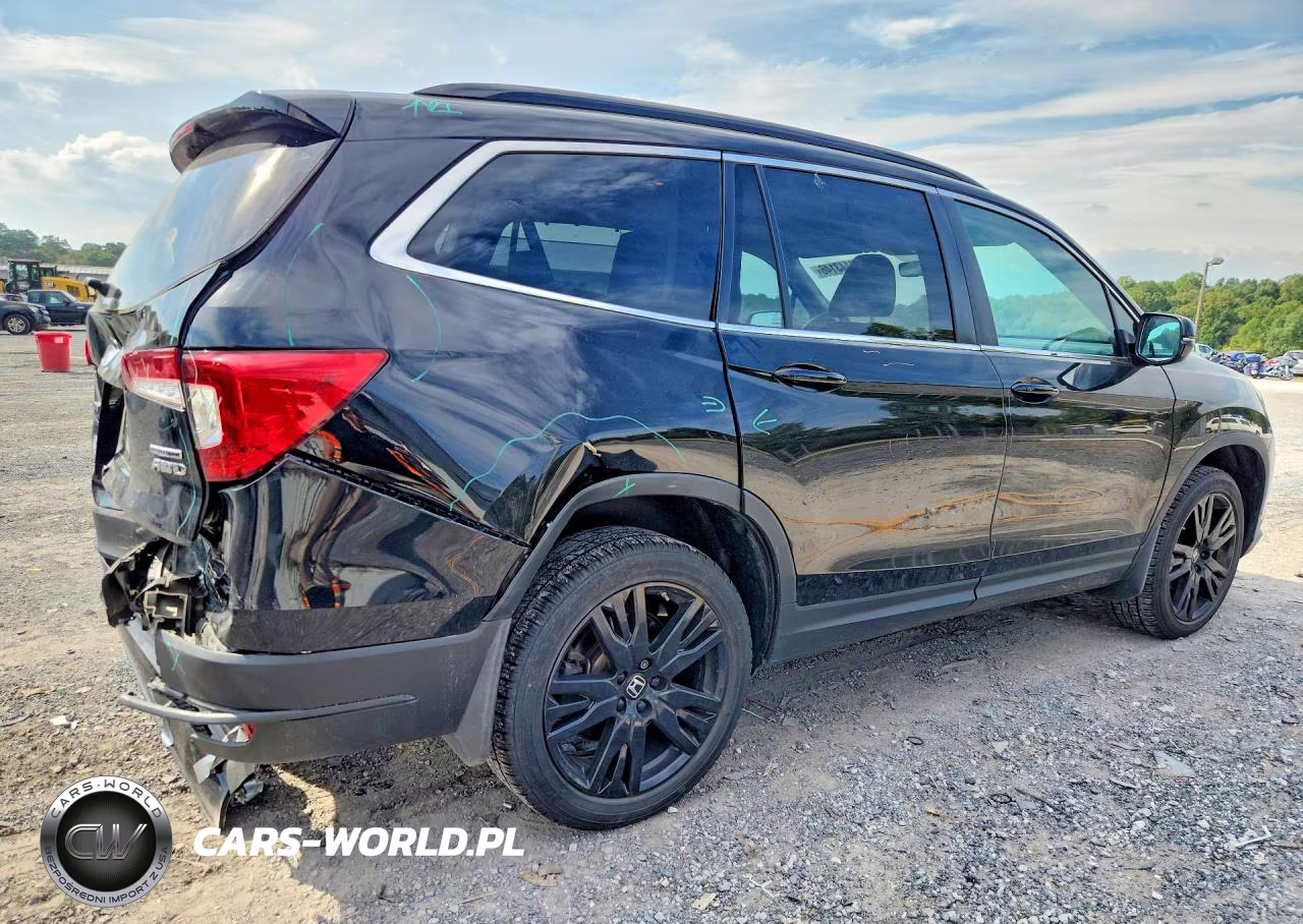2021 Honda Pilot Se VIN:5FNYF6H24MB082624 - 3