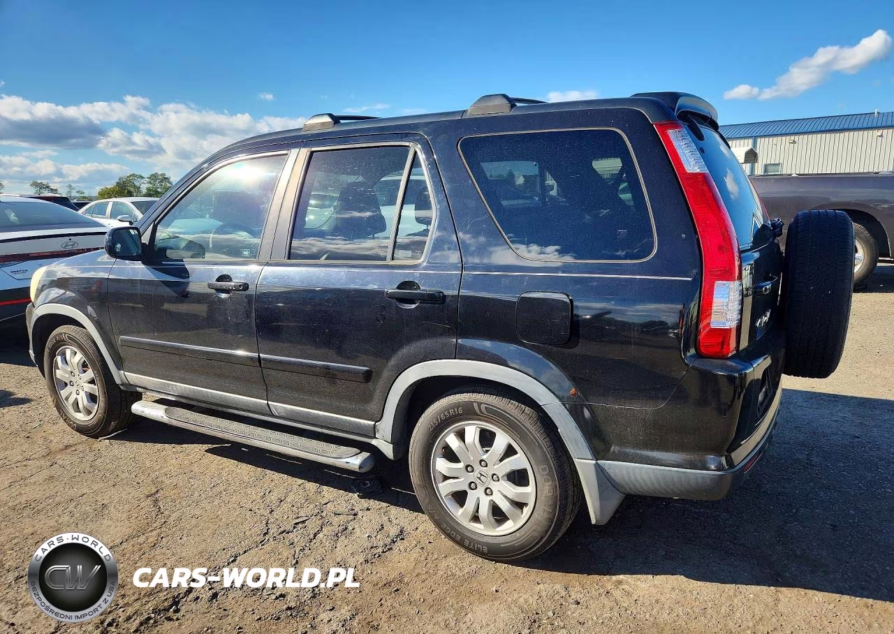 2006 Honda Cr-V Se VIN:JHLRD78986C028937 - 2