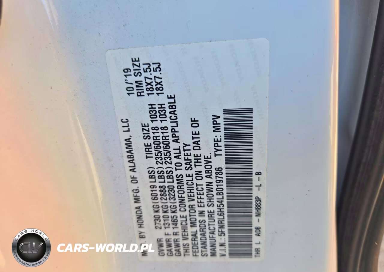 2020 Honda Odyssey Ex VIN:5FNRL6H54LB019786 - 13