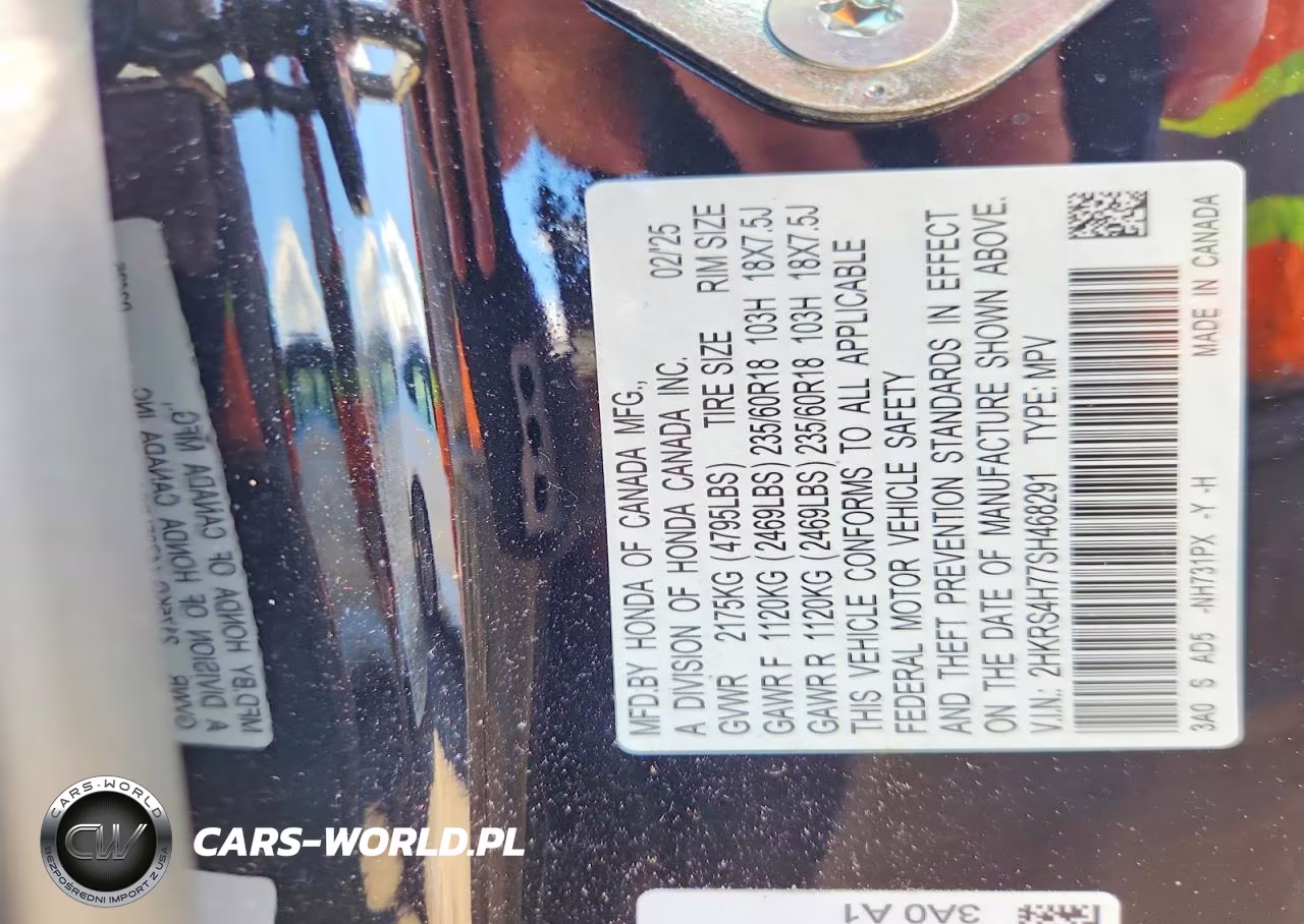 2025 Honda Cr-V Exl VIN:2HKRS4H77SH468291 - 14