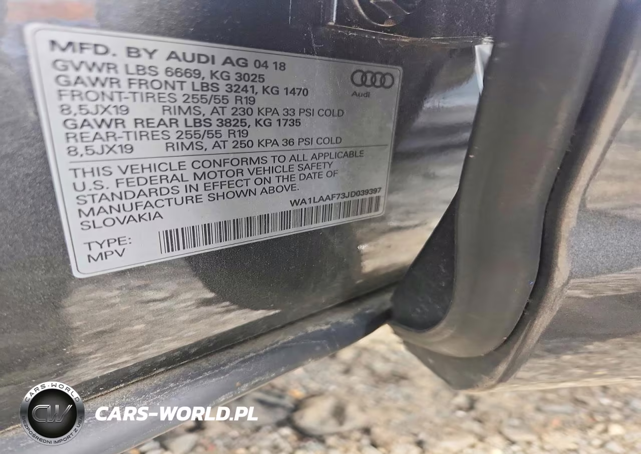 2018 Audi Q7 Premium Plus VIN:WA1LAAF73JD039397 - 13