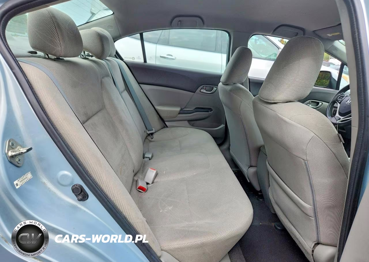 2012 Honda Civic Lx VIN:2HGFB2F59CH581843 - 10