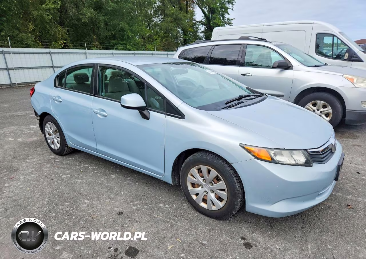 2012 Honda Civic Lx VIN:2HGFB2F59CH581843 - 4