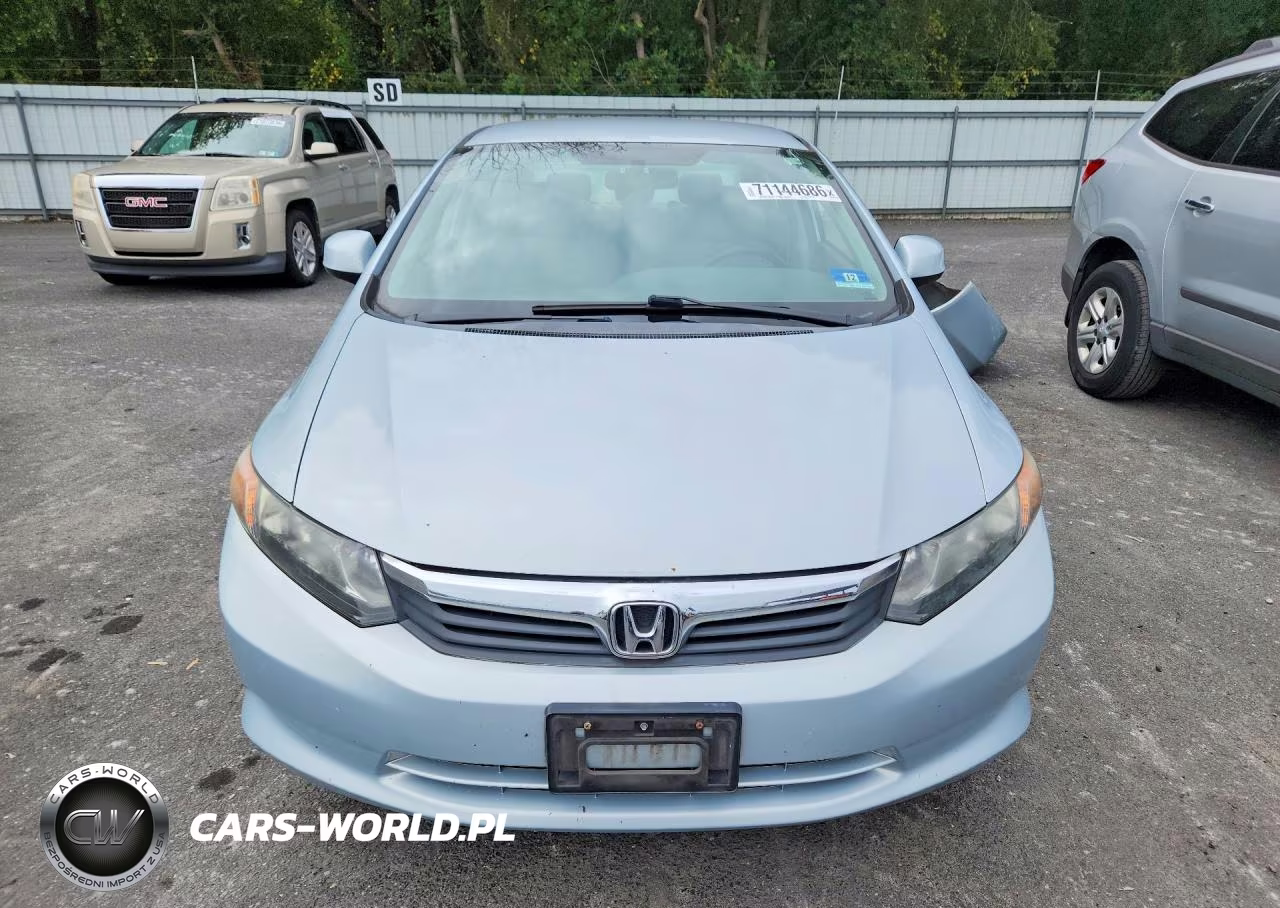 2012 Honda Civic Lx VIN:2HGFB2F59CH581843 - 5