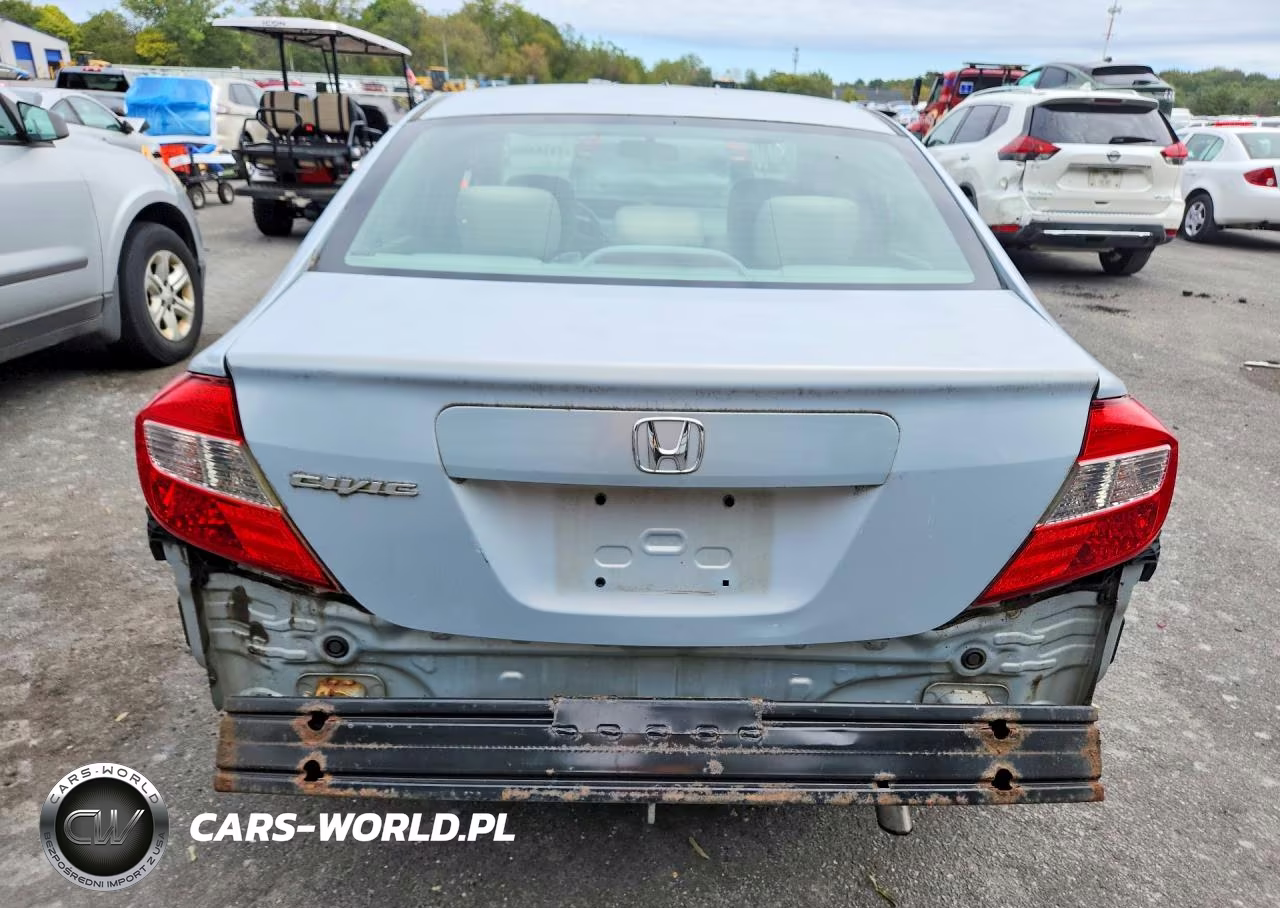 2012 Honda Civic Lx VIN:2HGFB2F59CH581843 - 6
