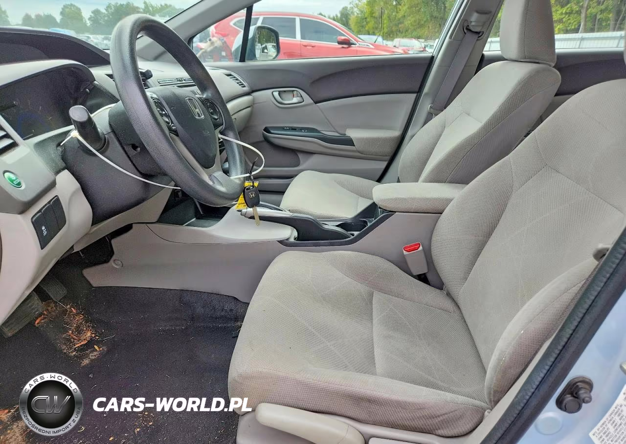 2012 Honda Civic Lx VIN:2HGFB2F59CH581843 - 7