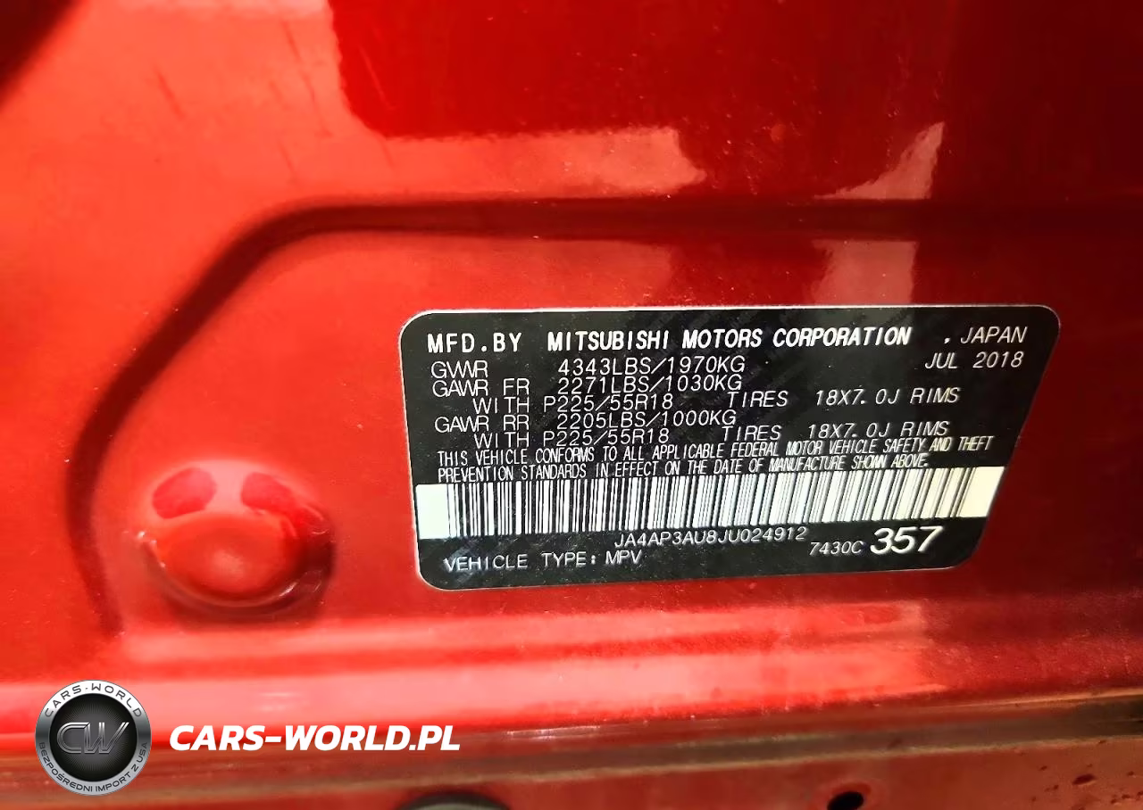 2018 Mitsubishi Outlander Sport Es VIN:JA4AP3AU8JU024912 - 12