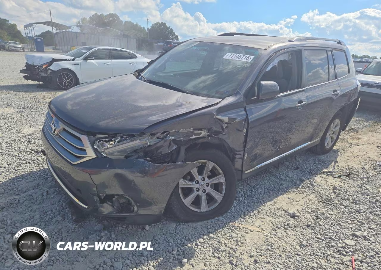 2013 Toyota Highlander Plus VIN:5TDZA3EHXDS037290 - 1