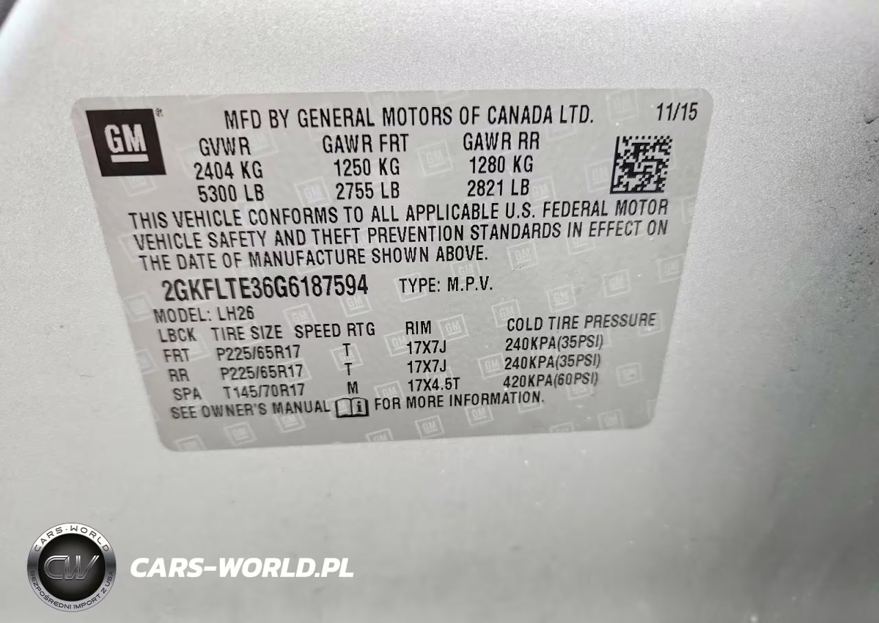 2016 GMC Terrain Sle VIN:2GKFLTE36G6187594 - 13