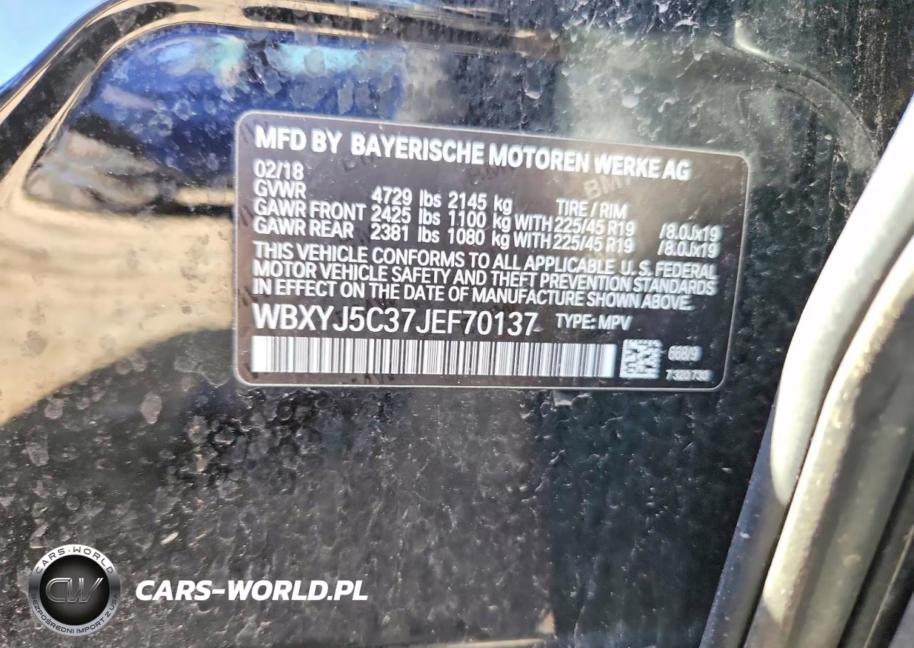 2018 BMW X2 xDrive28I VIN:WBXYJ5C37JEF70137 - 12