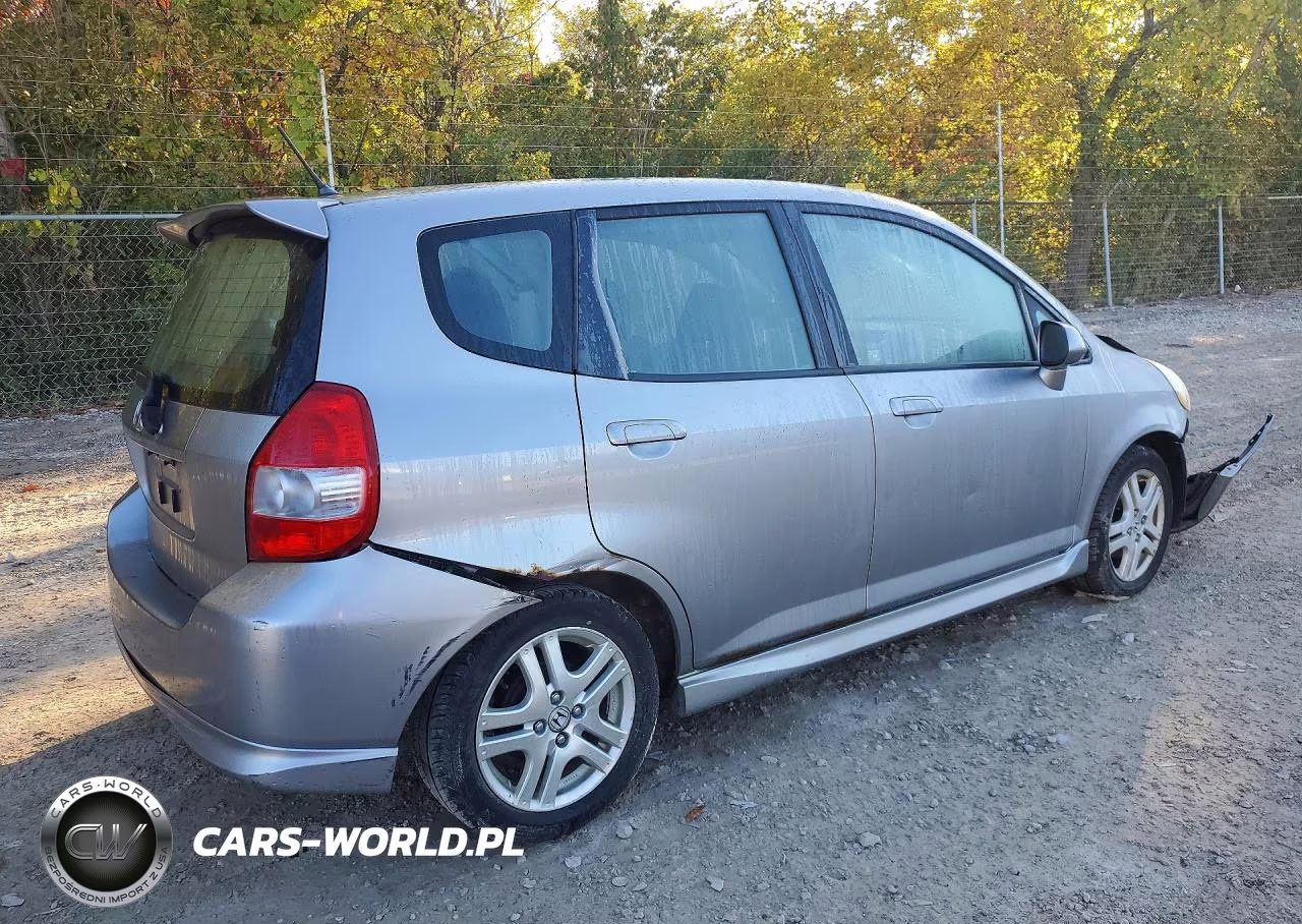 2007 Honda Fit S VIN:JHMGD38697S067500 - 3