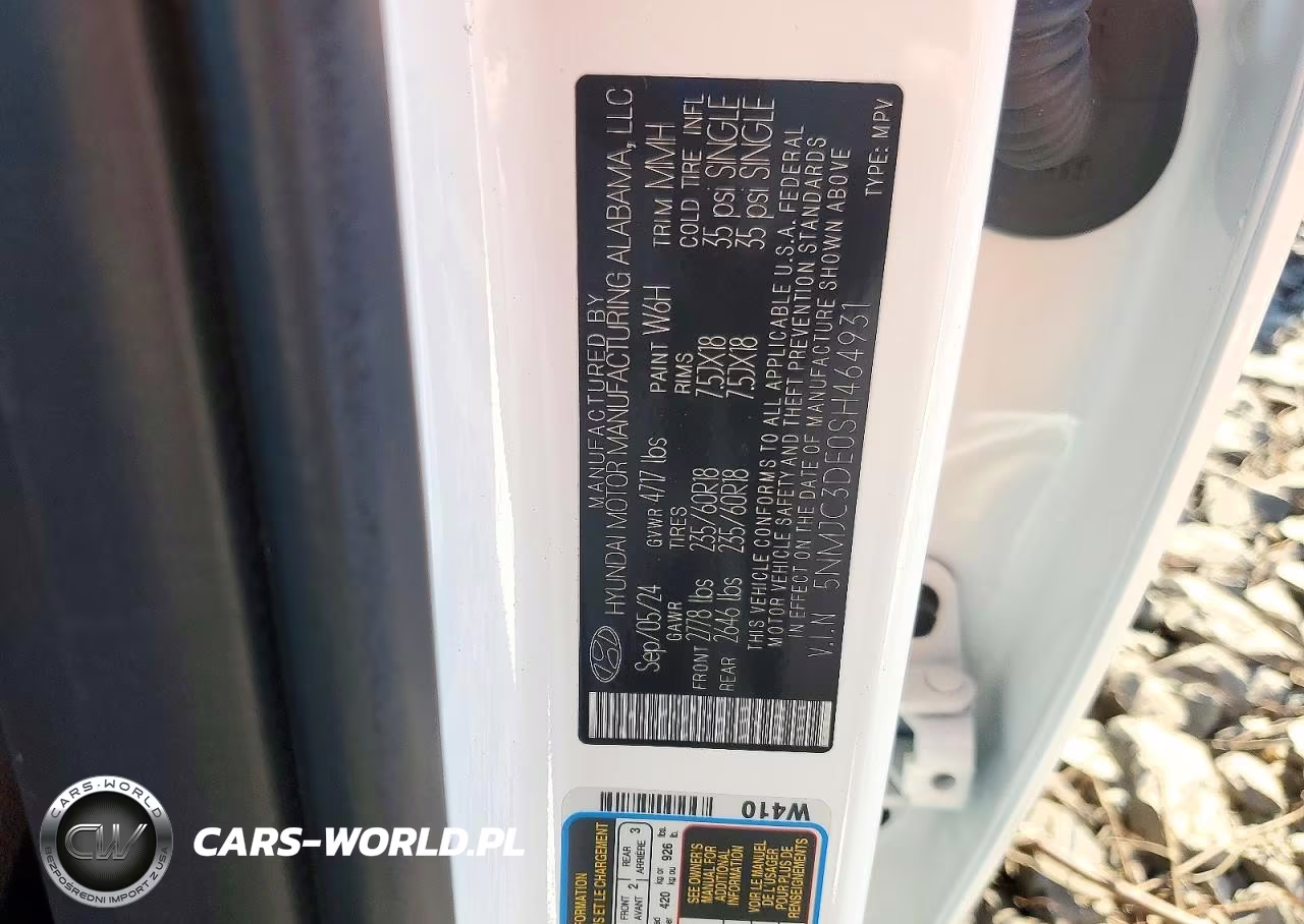 2025 Hyundai Tucson Sel VIN:JM3TB3DVXB0302050 - 14