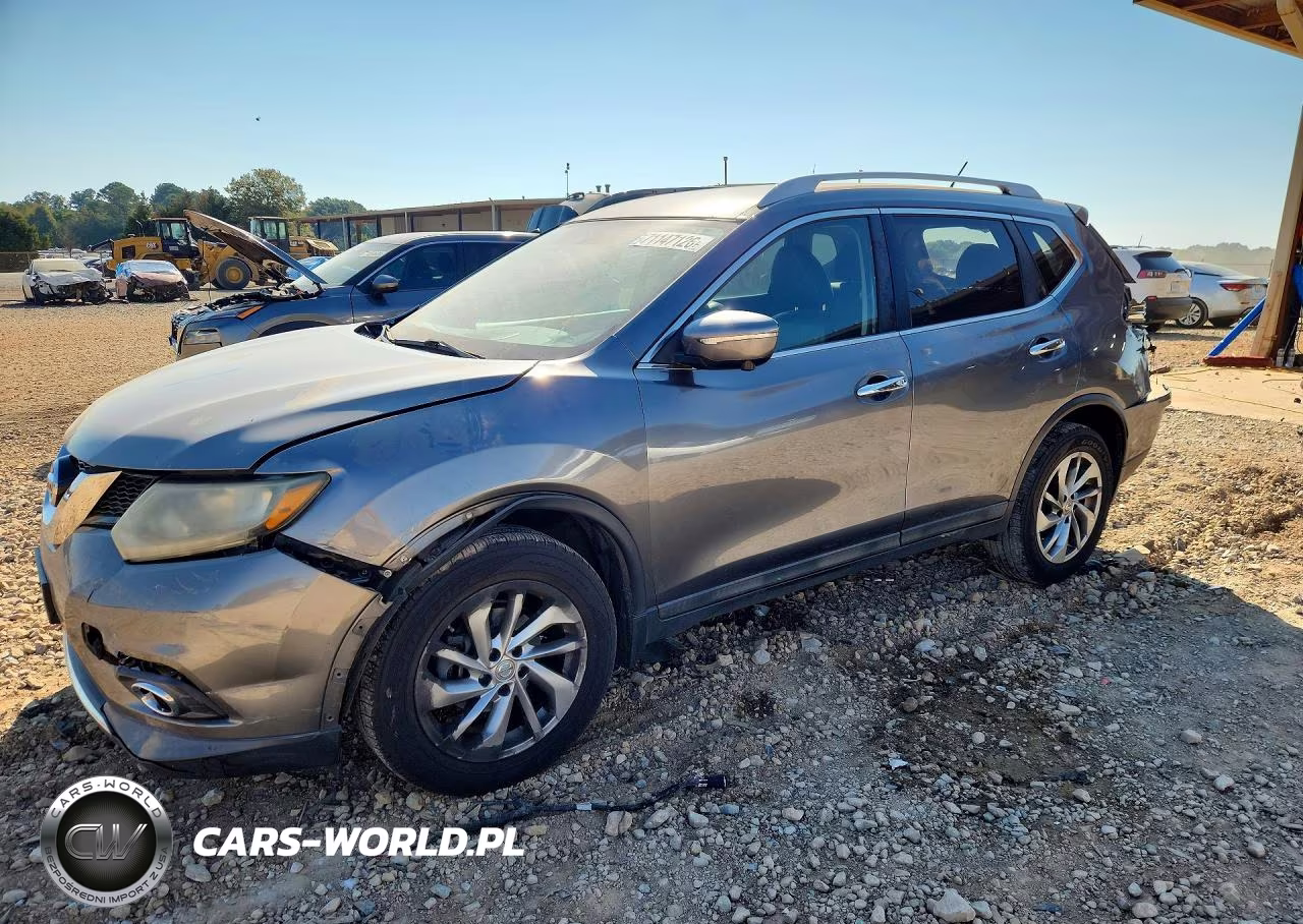 2015 Nissan Rogue Sl VIN:5N1AT2MV9FC852136 - 1