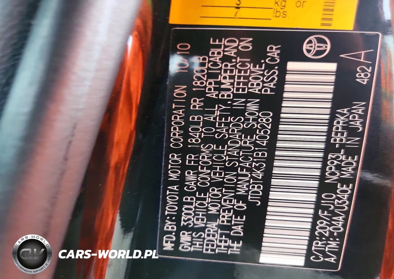 2011 Toyota Yaris Base VIN:JTDBT4K31B1405280 - 12