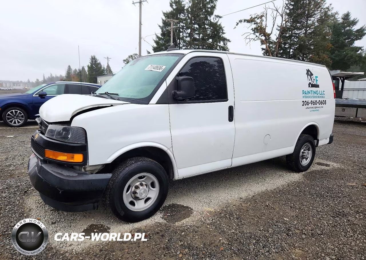 2019 Chevrolet Express 2500 Cargo Delivery Van VIN:1GCWGAFPXK1333125 - 1