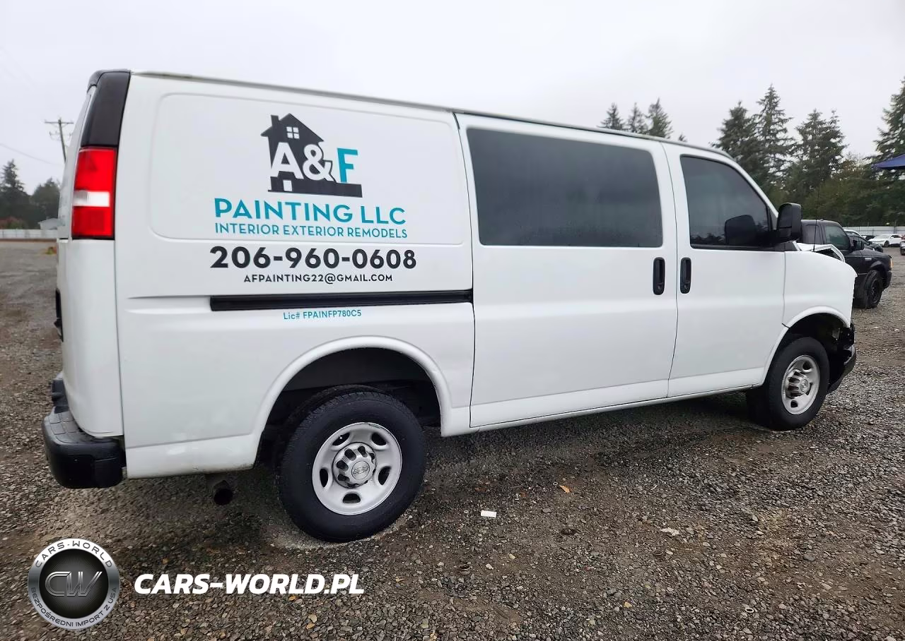 2019 Chevrolet Express 2500 Cargo Delivery Van VIN:1GCWGAFPXK1333125 - 3