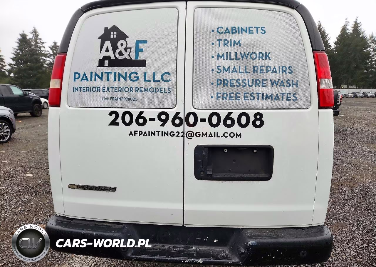 2019 Chevrolet Express 2500 Cargo Delivery Van VIN:1GCWGAFPXK1333125 - 6